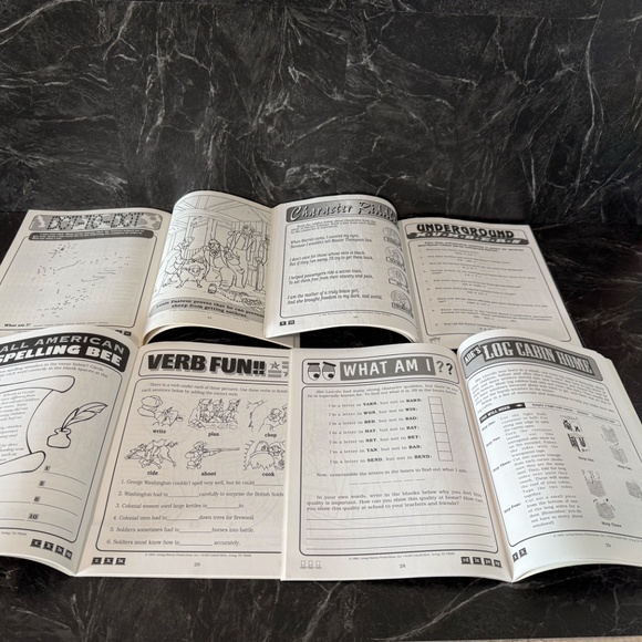 LIVING HISTORY PRODUCTIONS VHS Tapes and Activity Books Lot - Picture 12 of 14